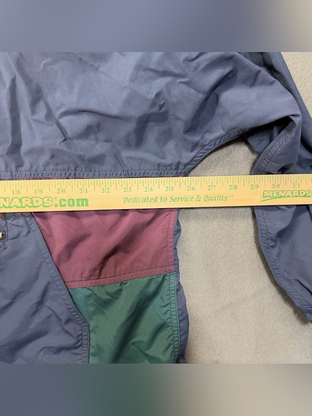 Vintage LL Bean Women's xl Aztec Anorak camping hiking pullover jacket 90s - Picture 13 of 15